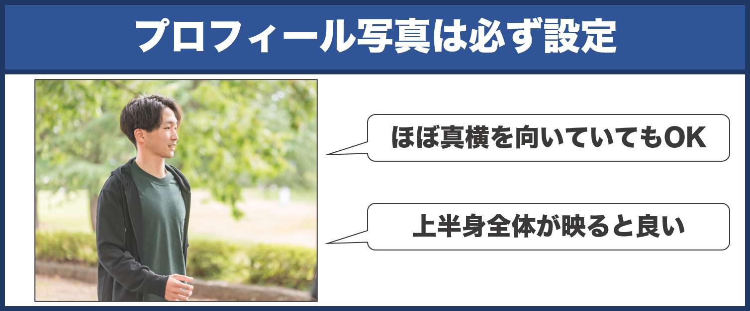 熟女からの印象が良いプロフィール画像の例