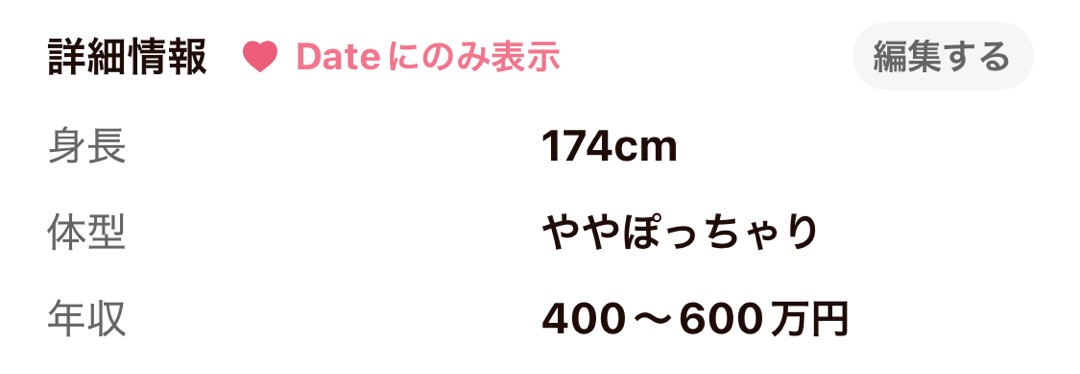 Dine 身長と賃金は盛る